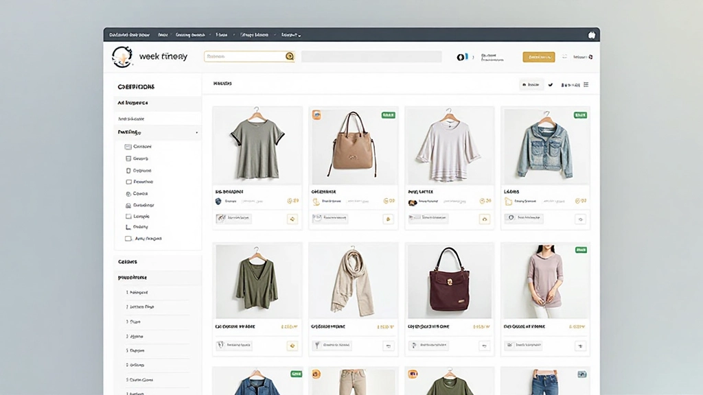 E-commerce startup product pages